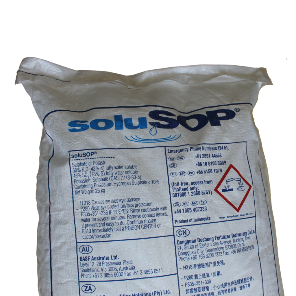 Potassium Sulphate (Sulfate of Potash) 1 kg / 25kg SA Horticultural