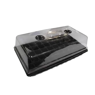Propagation Dome with Drip Tray - 50 cavities